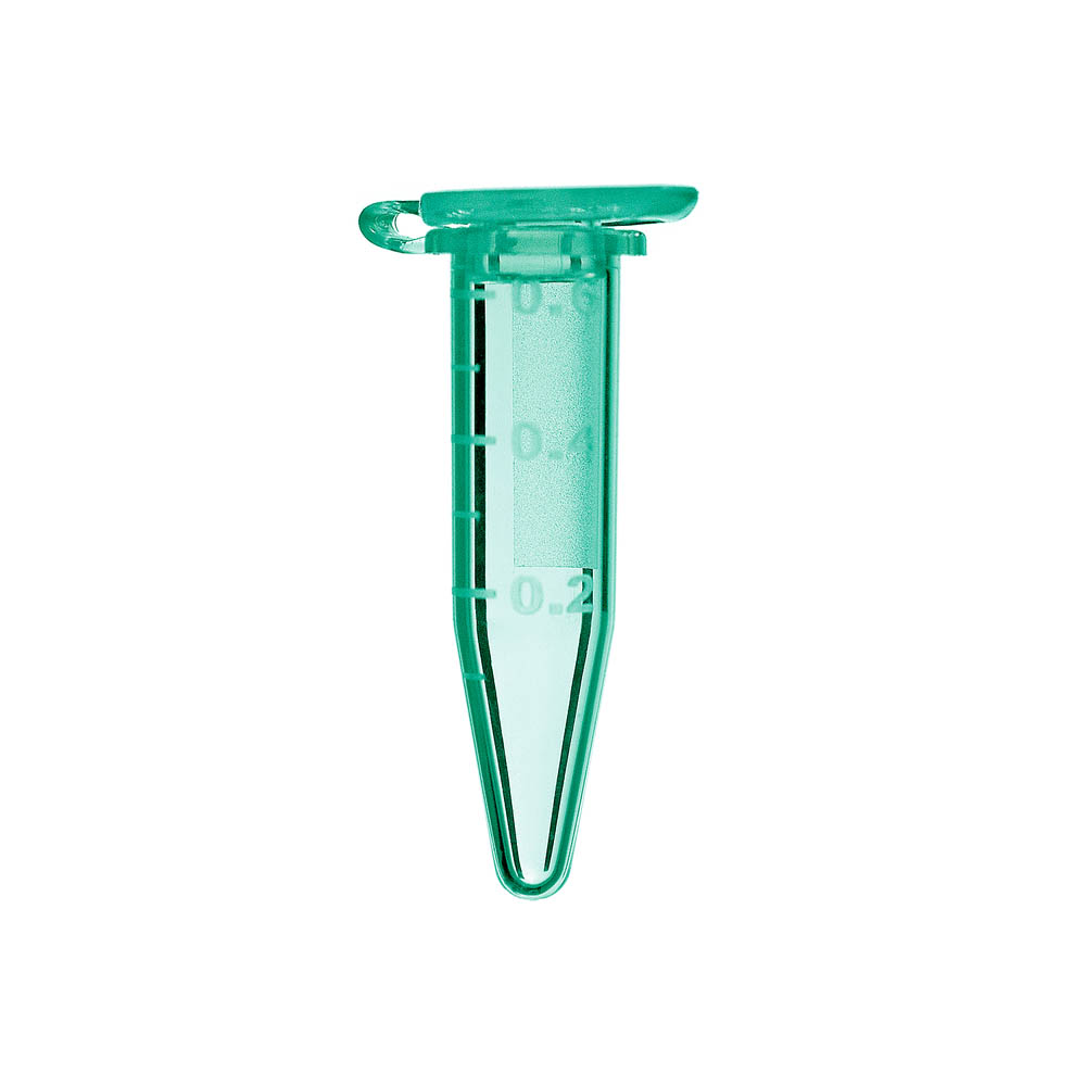 0.5 mL Microcentrifuge Tubes, Boil-Proof, Green