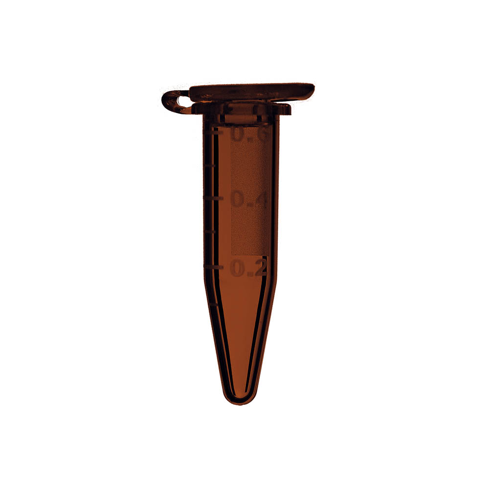 0.5 mL Microcentrifuge Tubes, Boil-Proof, Amber