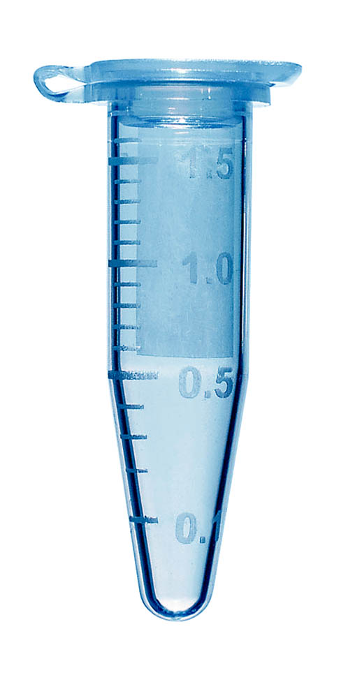 1.5 mL Microcentrifuge Tubes, Boil-Proof, Blue