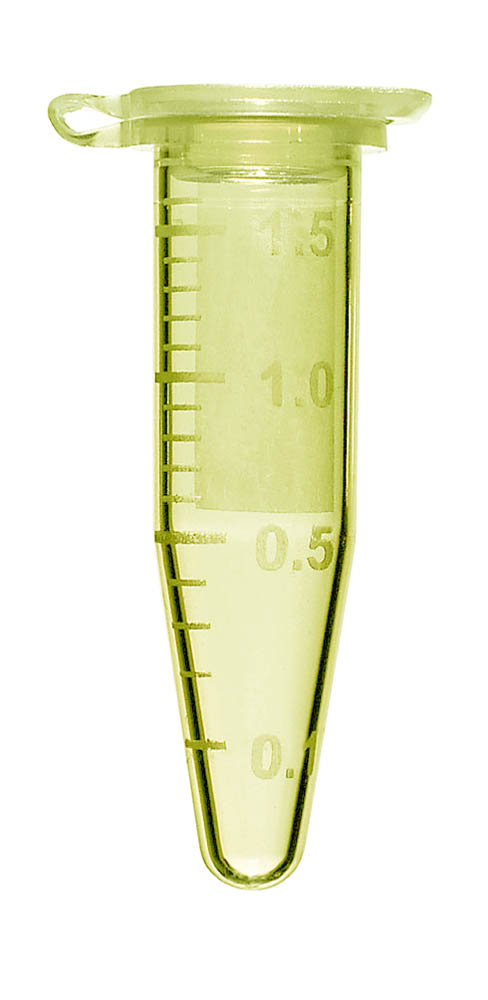 1.5 mL Microcentrifuge Tubes, Boil-Proof, Yellow