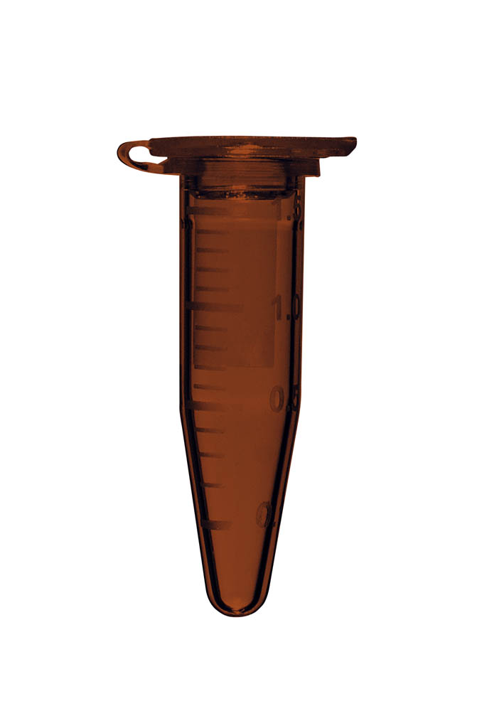 1.5 mL Microcentrifuge Tubes, Boil-Proof, Amber