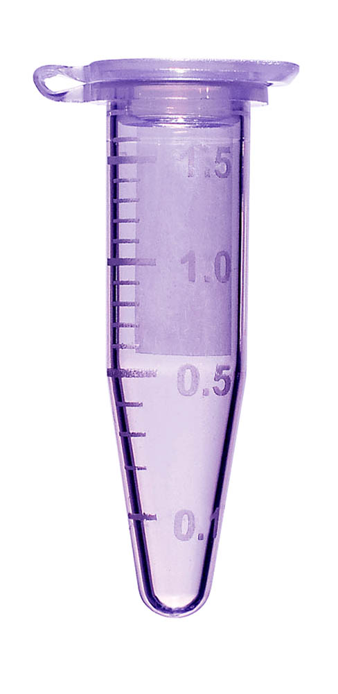 1.5 mL Easy Open Microcentrifuge Tubes, Boil-Resistant, Violet