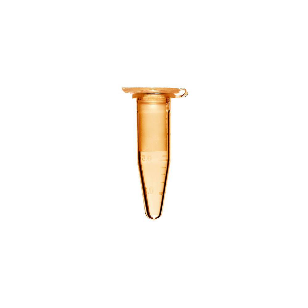1.5 mL Microcentrifuge Tubes, Large Easy-Open Cap, Orange