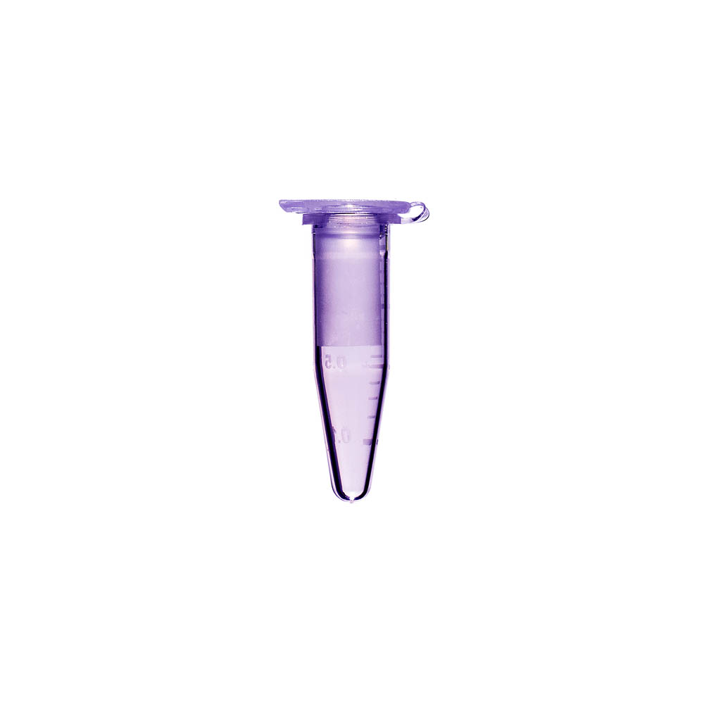 1.5 mL Microcentrifuge Tubes, Large Easy-Open Cap, Violet