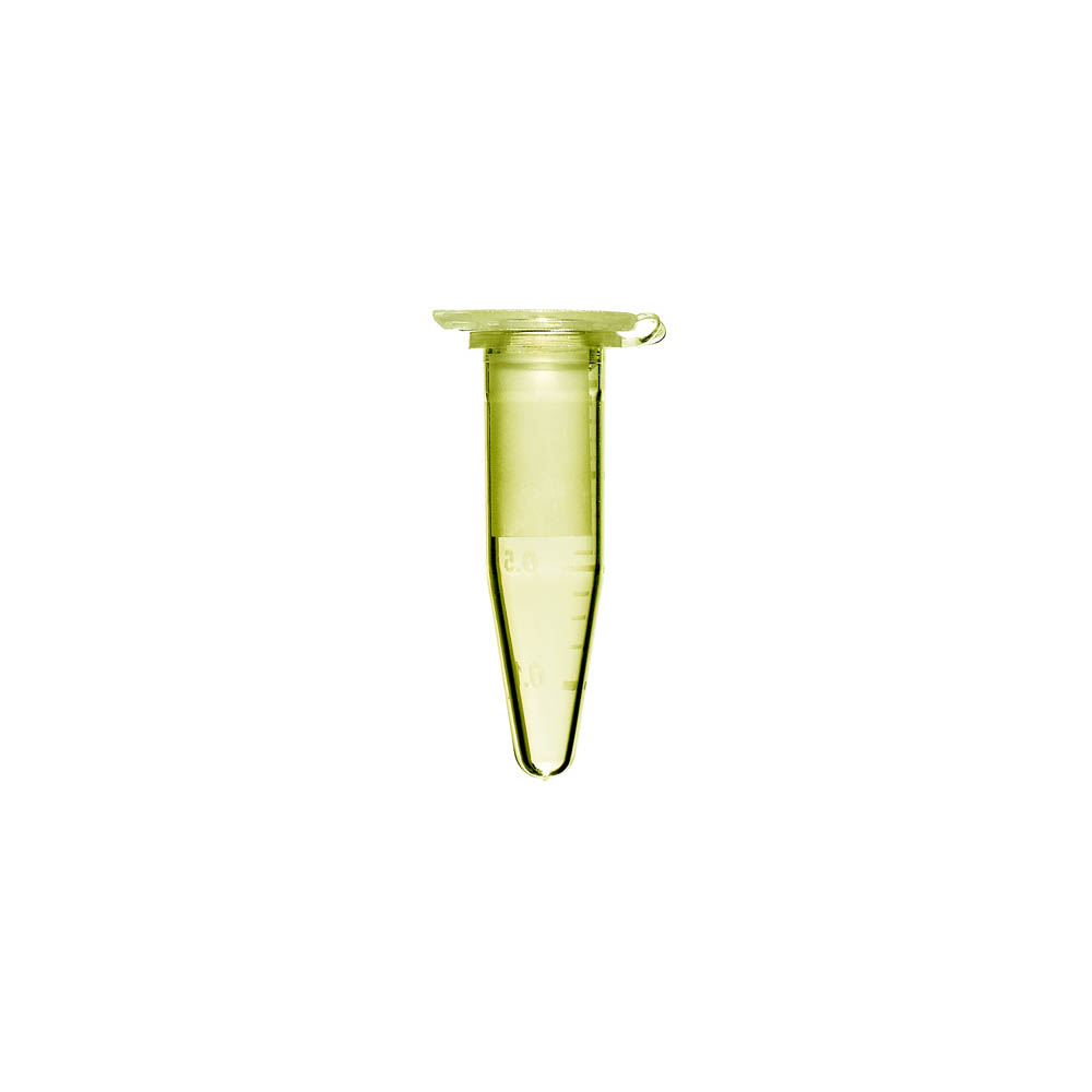 1.5 mL Microcentrifuge Tubes, Large Easy-Open Cap, Yellow