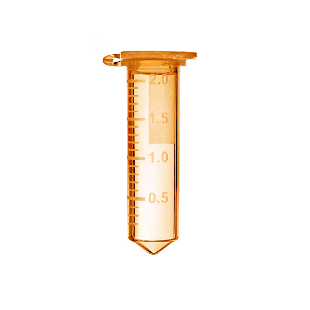 2.0 mL Microcentrifuge Tubes, Boil-Proof, Orange