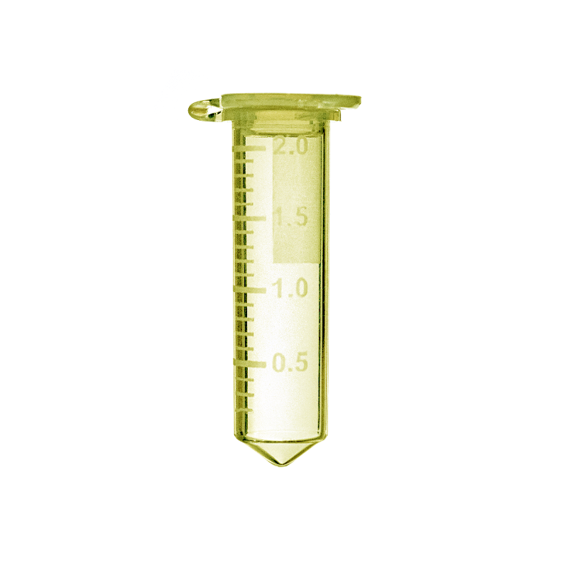 2.0 mL Microcentrifuge Tubes, Boil-Proof, Yellow