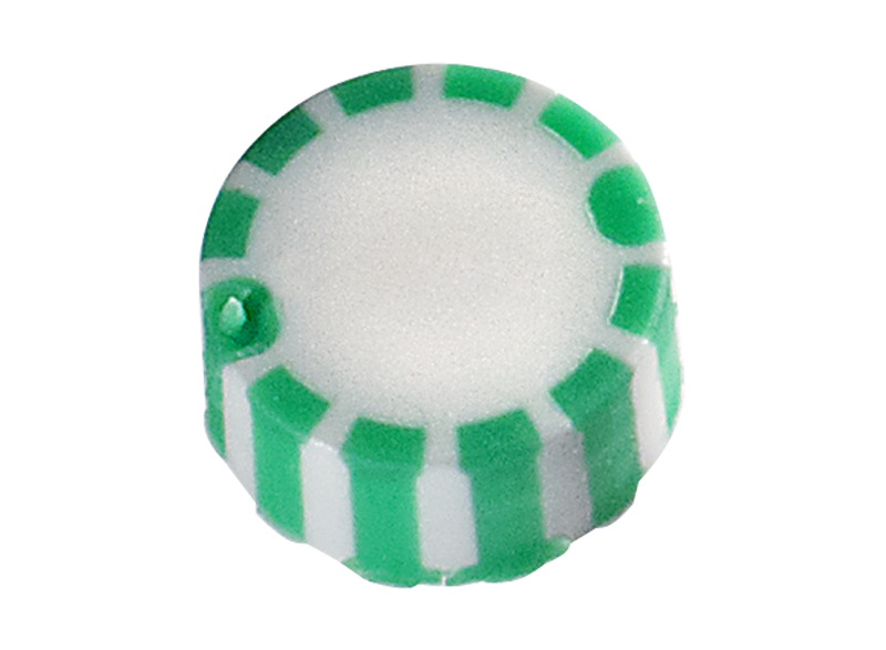 GripSeal&reg; Caps With Molded O-Ring, Green