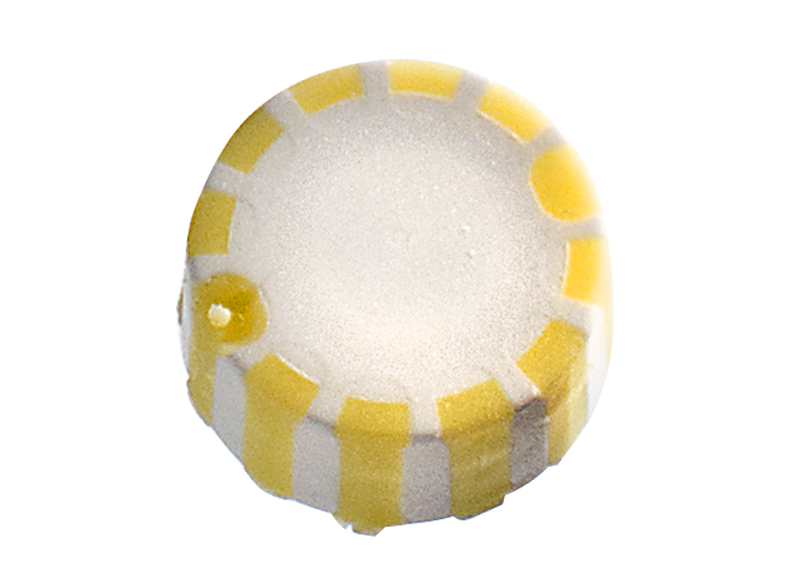 GripSeal&reg; Caps With Molded O-Ring, Yellow