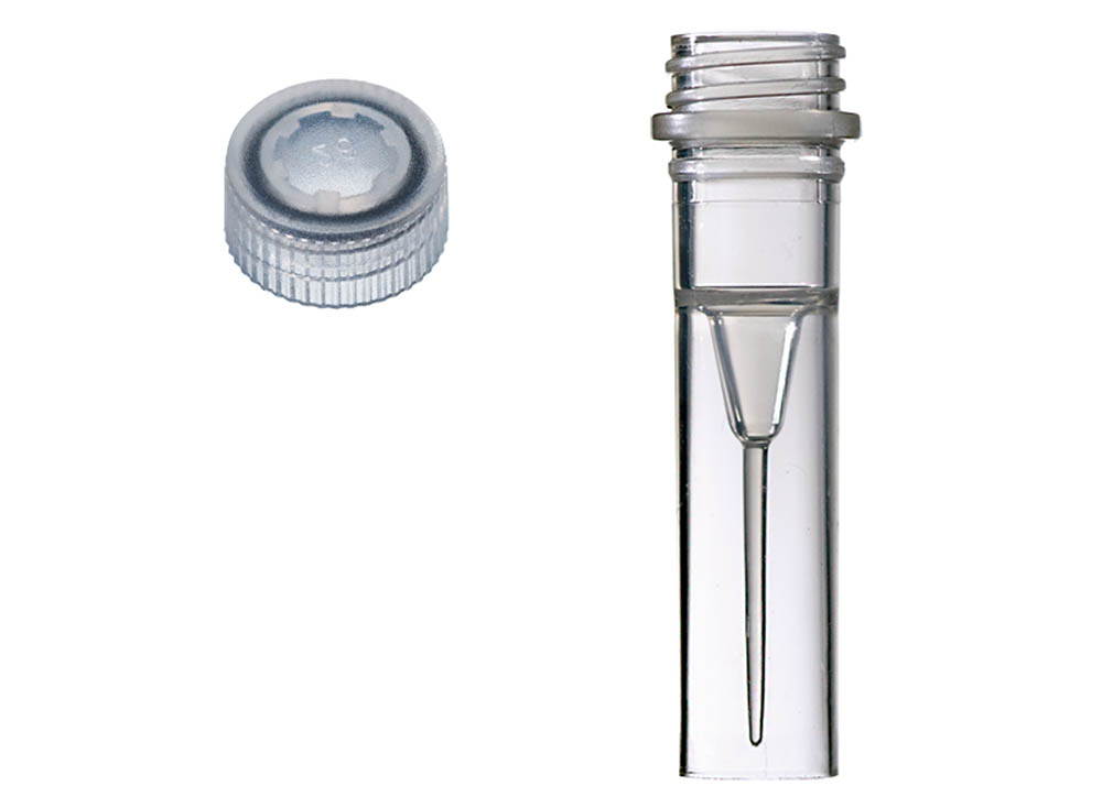Sterile Assemblies: 0.5 mL Skirted Screw Microtubes & Flat Screw Caps