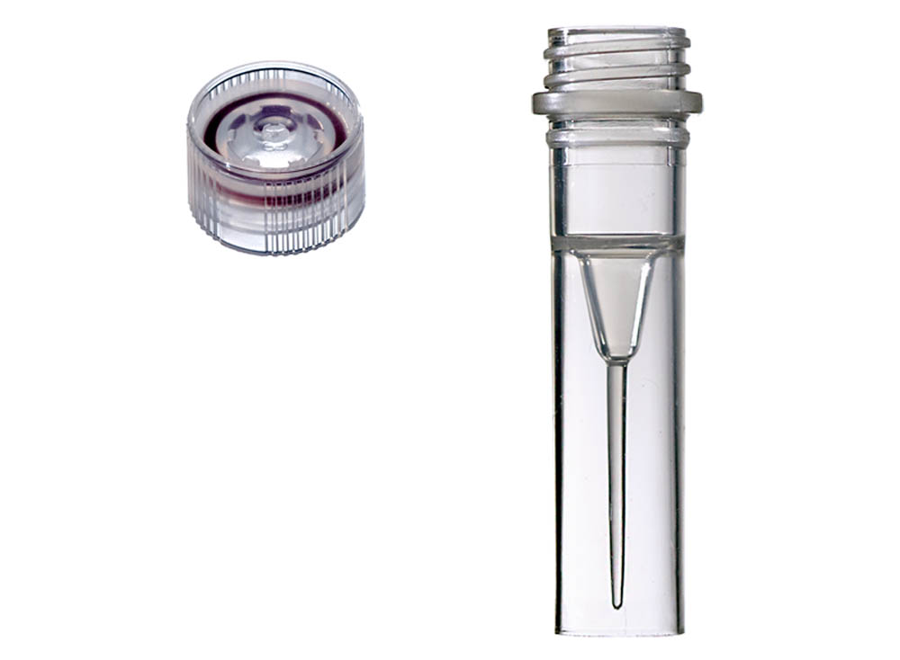 Sterile Assemblies: 0.5 mL Skirted Screw Microtubes & Insertable Screw Caps