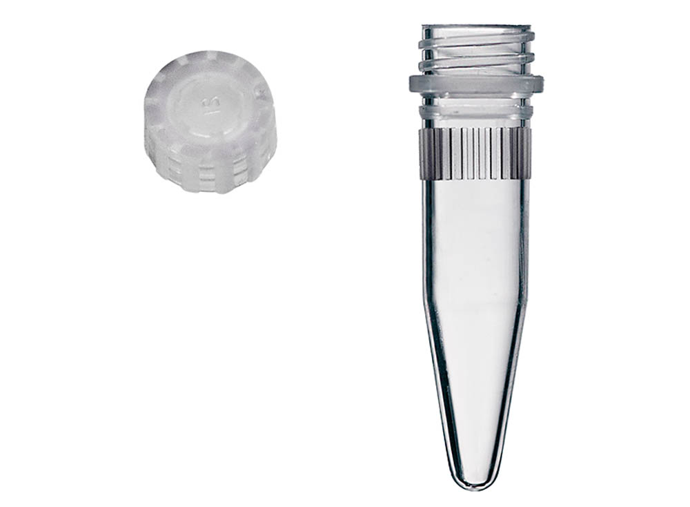 Sterile Assemblies: 1.5 mL Ribbed, Conical Screw Microtubes & GripSeal&reg; Screw Caps