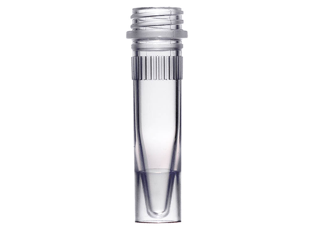 1.5 mL Screw Microtube, Skirted, Ribbed