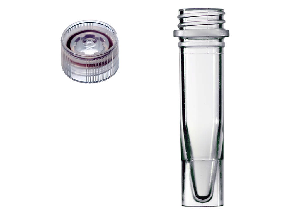Sterile Assemblies: 1.5 mL Skirted Screw Microtubes & Insertable Screw Caps