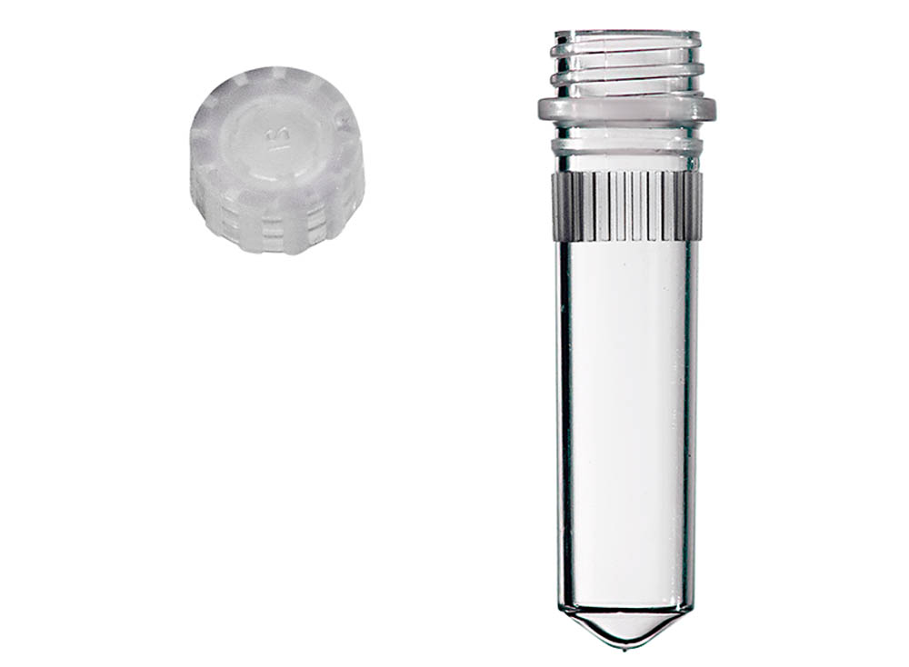 Sterile Assemblies: 2.0 mL Ribbed, Conical Screw Microtubes & GripSeal&reg; Screw Caps