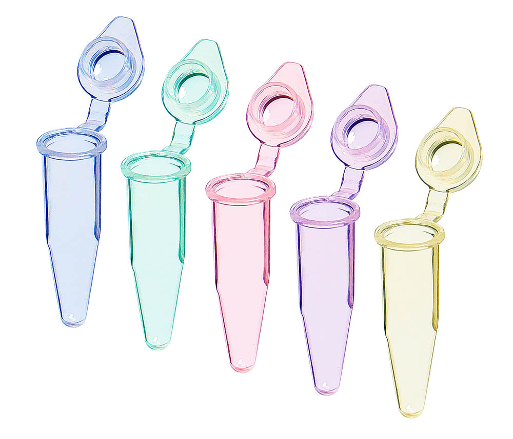 0.2 mL Individual PCR Tubes with Dome Caps, Yellow