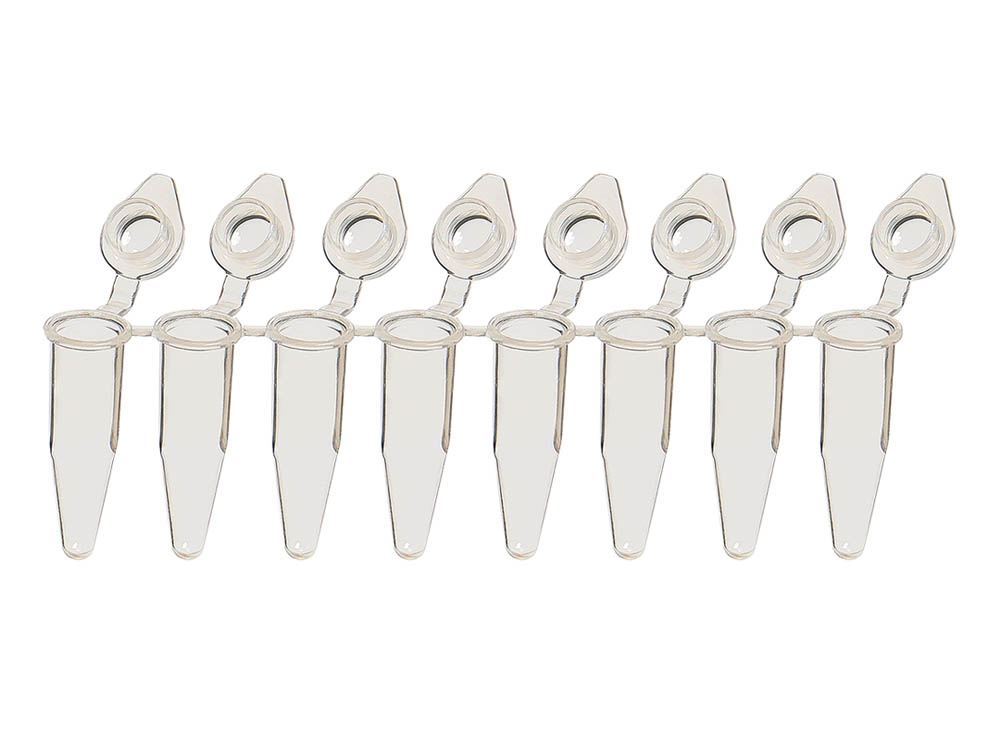 0.2 mL 8-Strip SnapStrip&reg; PCR Tubes with Dome Caps