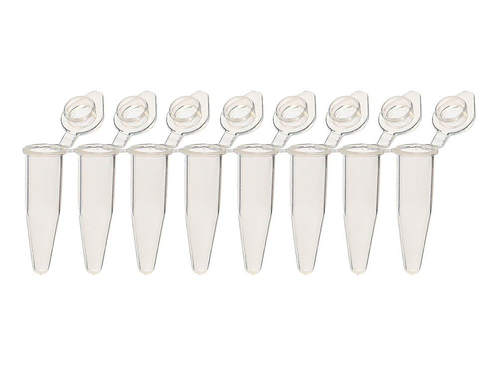 0.2 mL 8-Strip SnapStrip&reg; PCR Tubes with Flat Caps