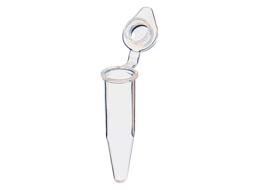 0.5 mL Individual PCR Tubes with Clear Frosted Flat Caps