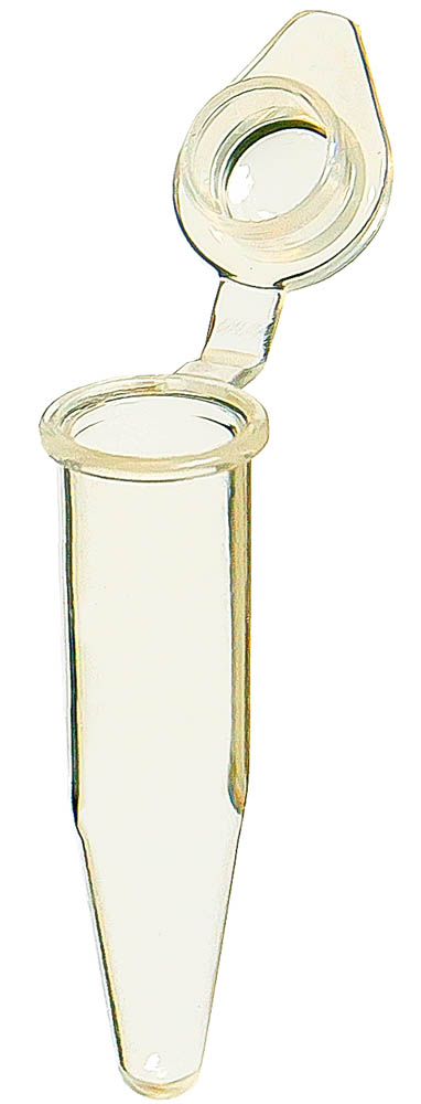 0.5 mL Individual Yellow PCR Tubes with Frosted Flat Caps