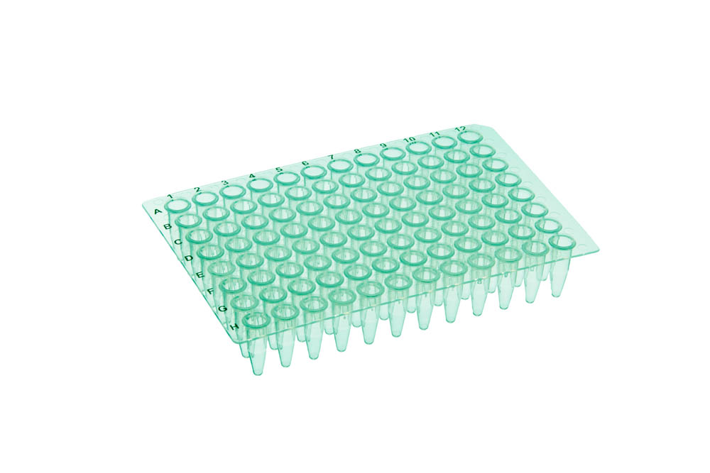 96-Well 0.2 mL Universal Non-Skirted PCR Plates, Green