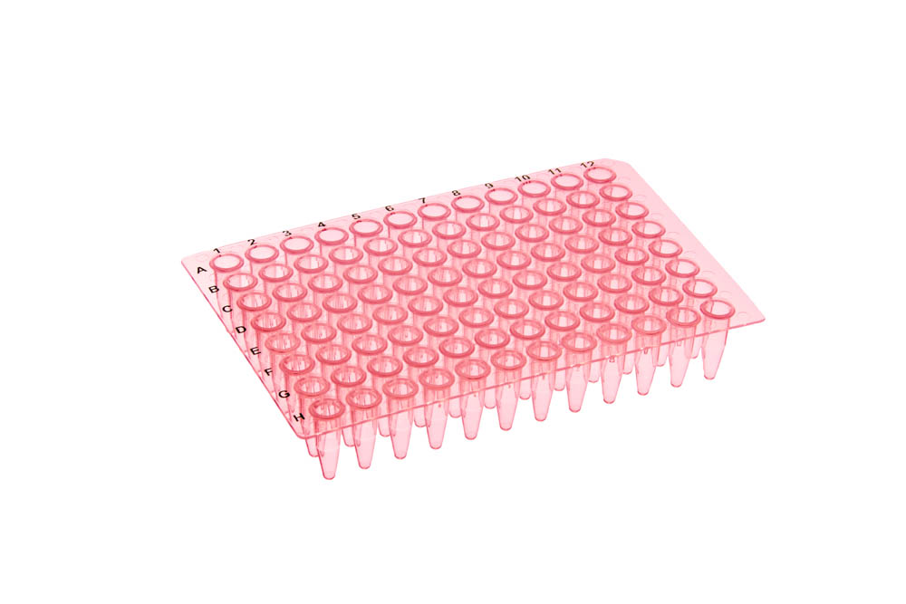 96-Well 0.2 mL Universal Non-Skirted PCR Plates, Red