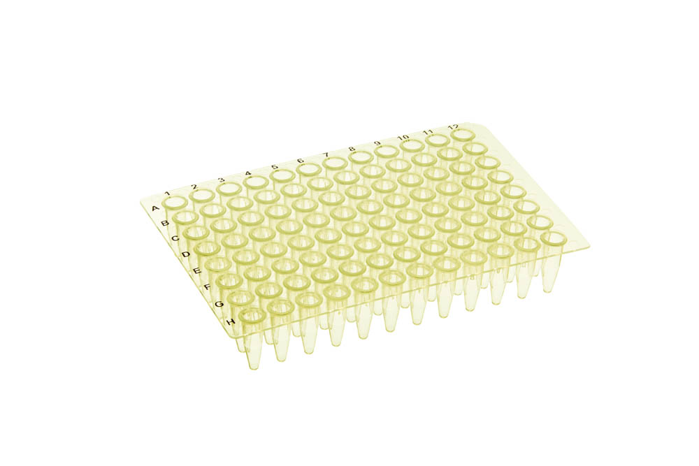 96-Well 0.2 mL Universal Non-Skirted PCR Plates, Yellow