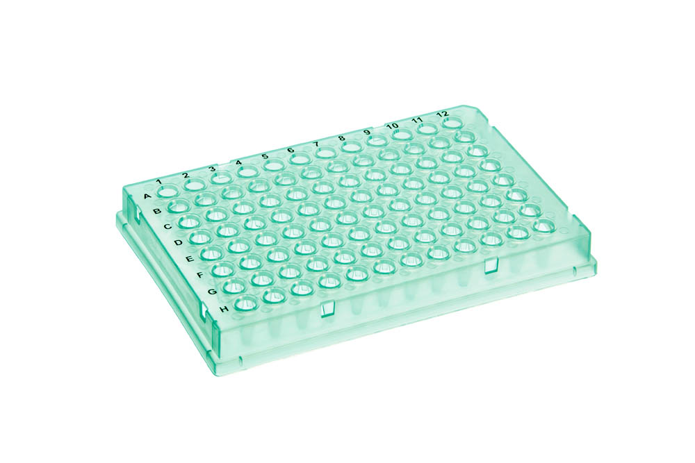 96-Well 0.1 mL Full-Skirt PCR Plates, Bio-Rad&reg;-Type, Low-Profile, Green