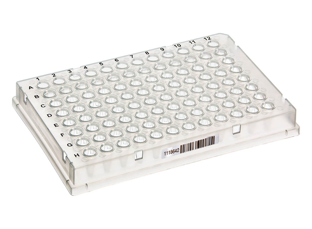 96-Well 0.1 mL Full-Skirt PCR Plates, Bio-Rad&reg;-Type, Low-Profile, Barcoded