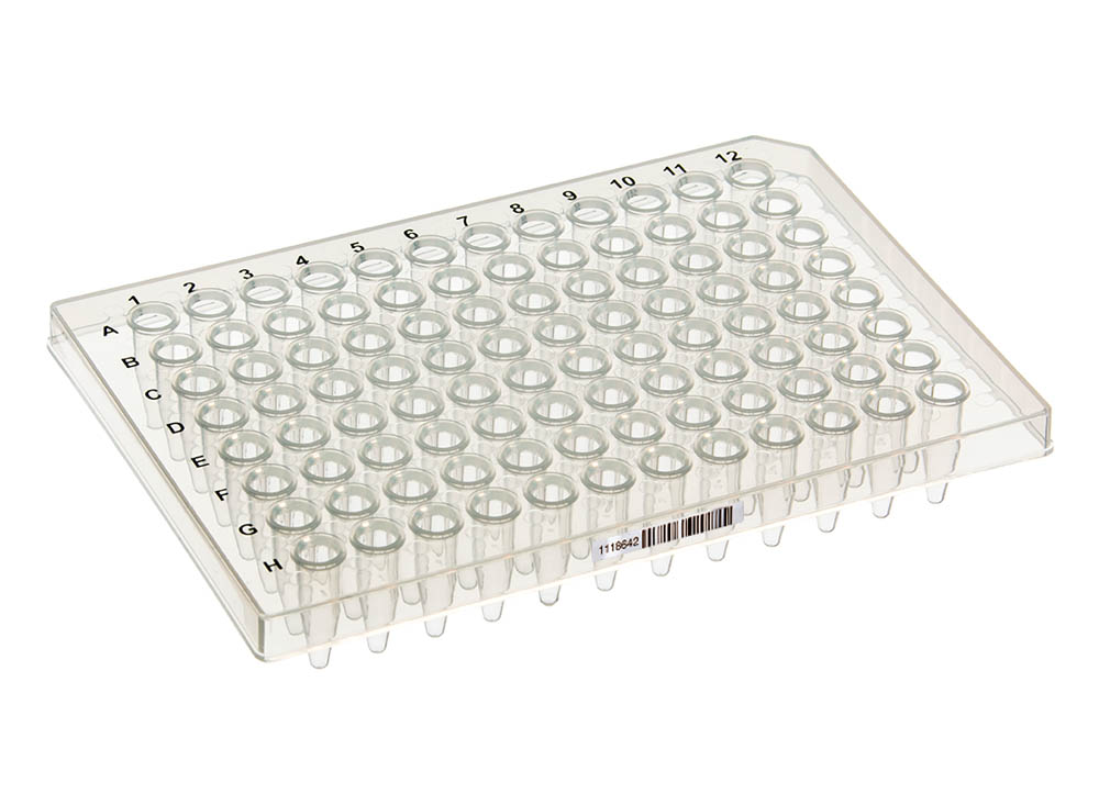 96-Well 0.2 mL PCR Plates, Straight Side, Barcoded