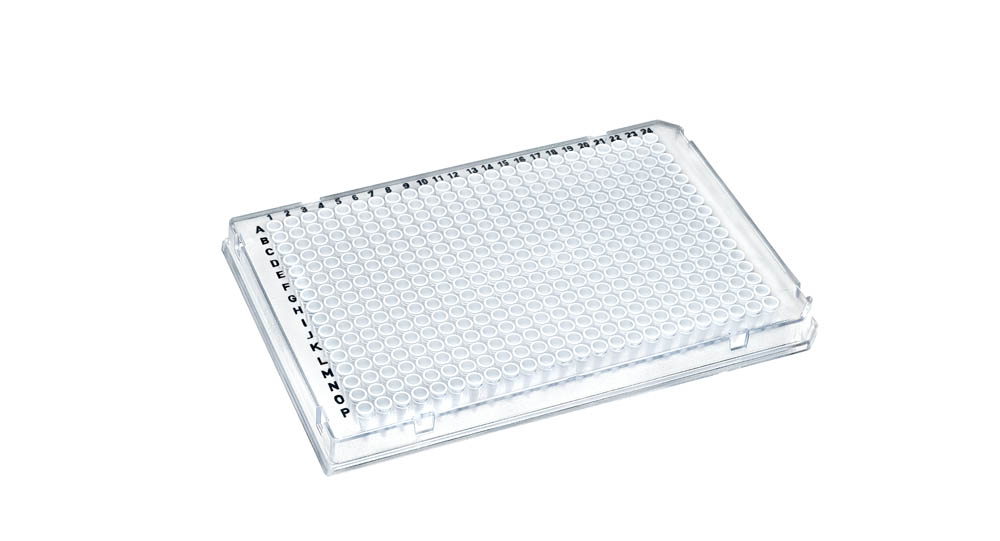 384-Well DuraFrame&reg; Rigid PCR Plates, A24, P24 Notches, White Wells