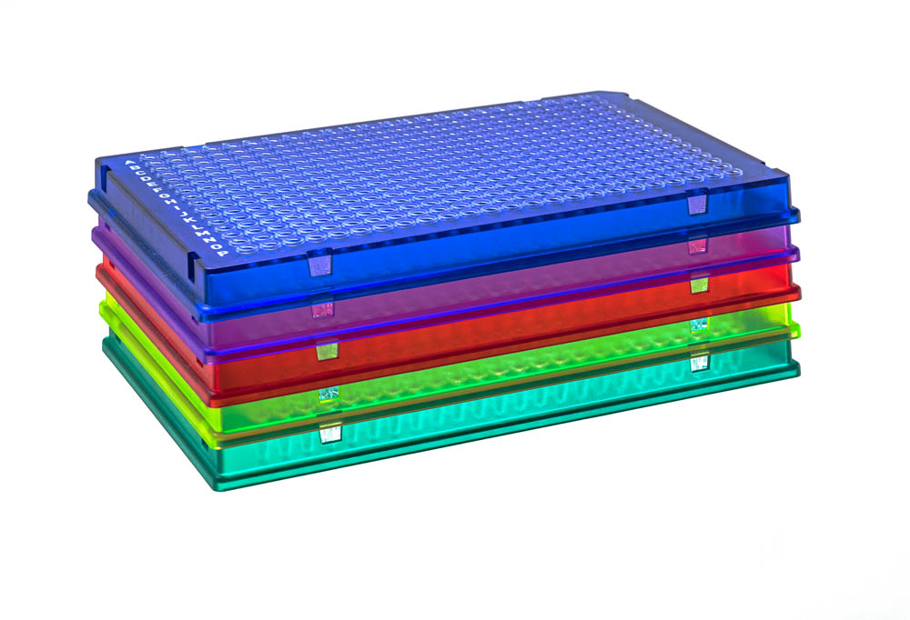 384-Well DuraFrame&reg; Rigid PCR Plates, A24 Notches, Assorted