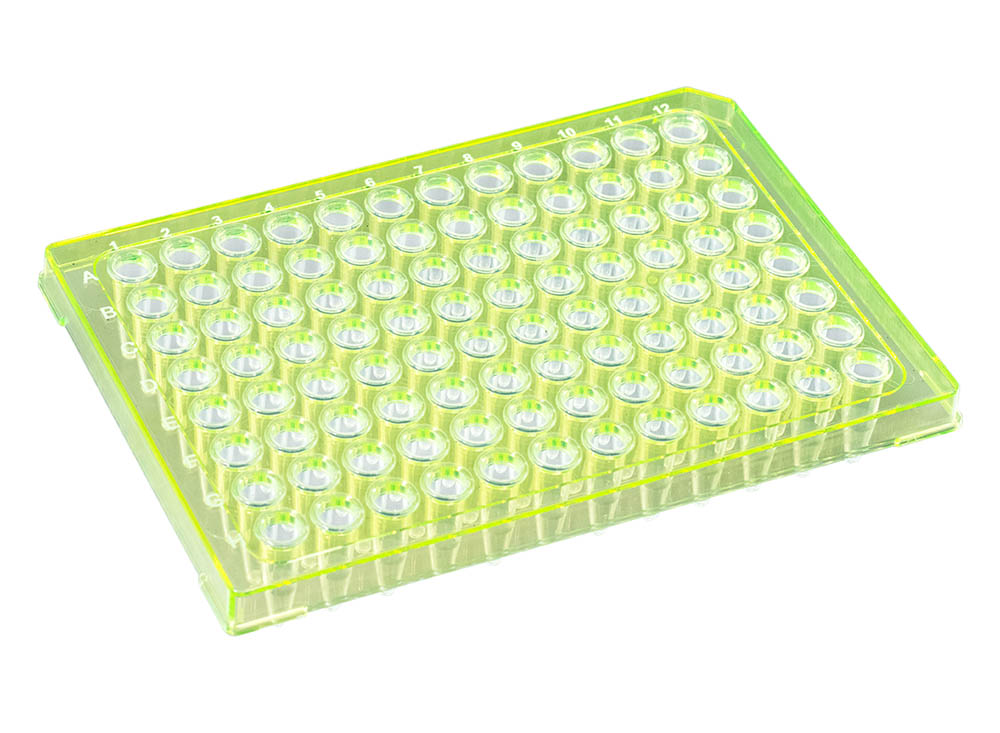 0.2 mL DuraFrame&reg; Rigid PCR Plates, Yellow