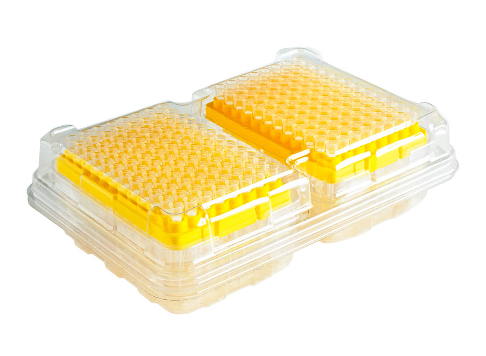 200 &mu;L EcoPac&reg; Cleanroom Pipette Tip Reload, Sterile, Filtered