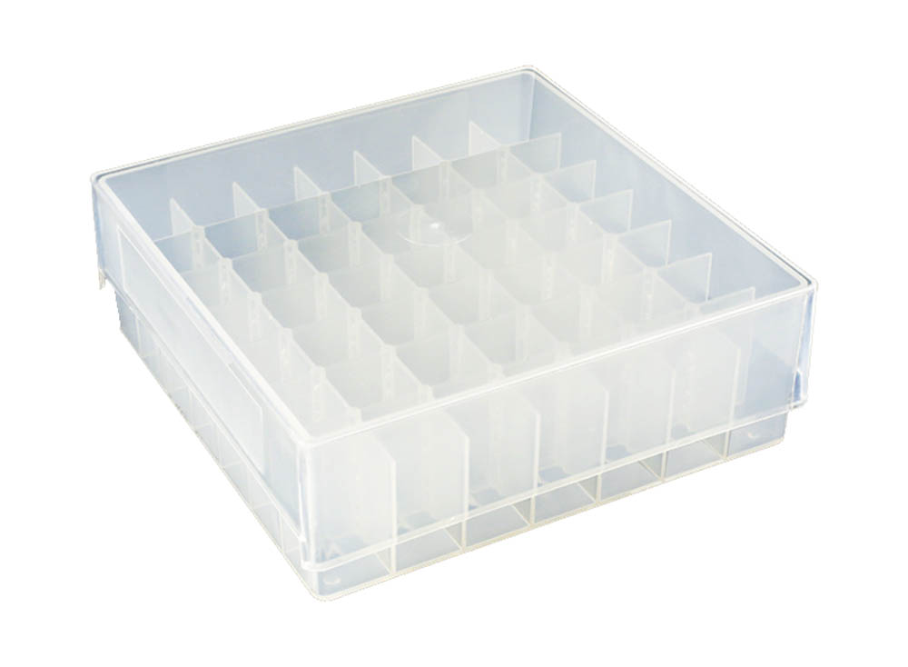 49-Well Rack with Lift-Off Lid and Drain Holes