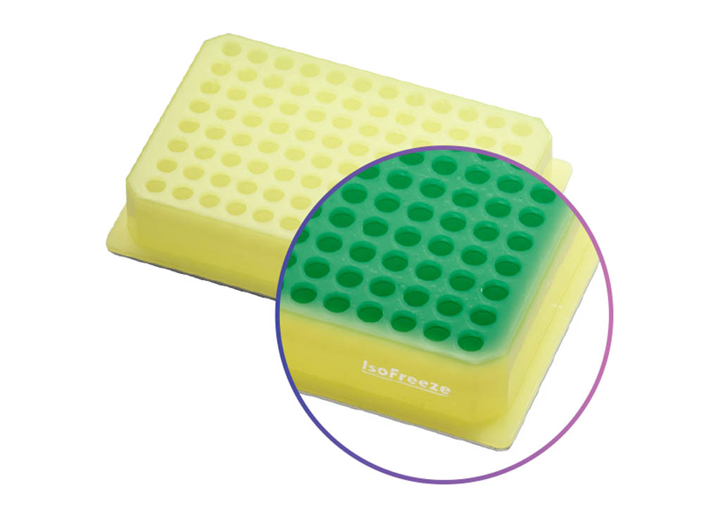 IsoFreeze&reg; Color-Changing PCR SBS Rack