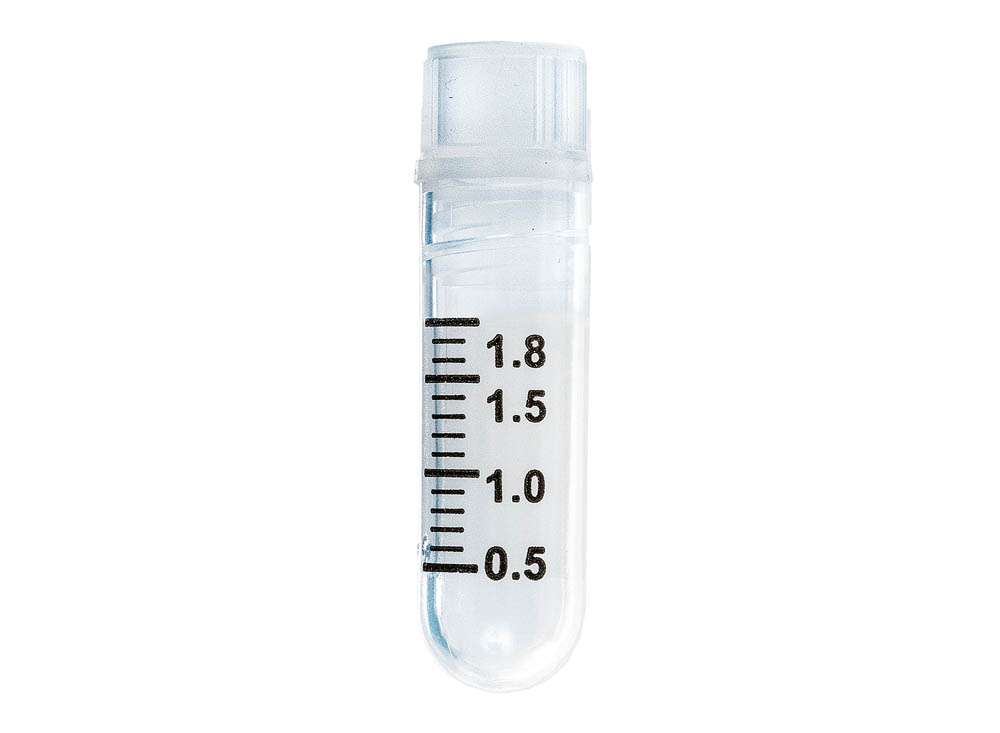 1.8 mL Cryo Tube, Internal Thread, Round Base, Sterile
