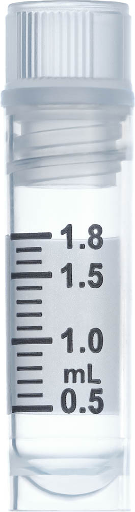1.8 mL Cryo Tube, Internal Thread, Skirted Base, Sterile
