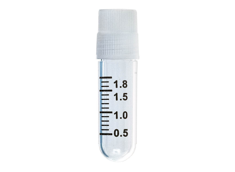 1.8 mL Cryo Tube, External Thread, Round Base, Sterile