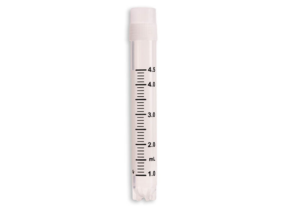 4.5 mL Cryo Tube, External Thread, Stargrip&trade; Base, Sterile