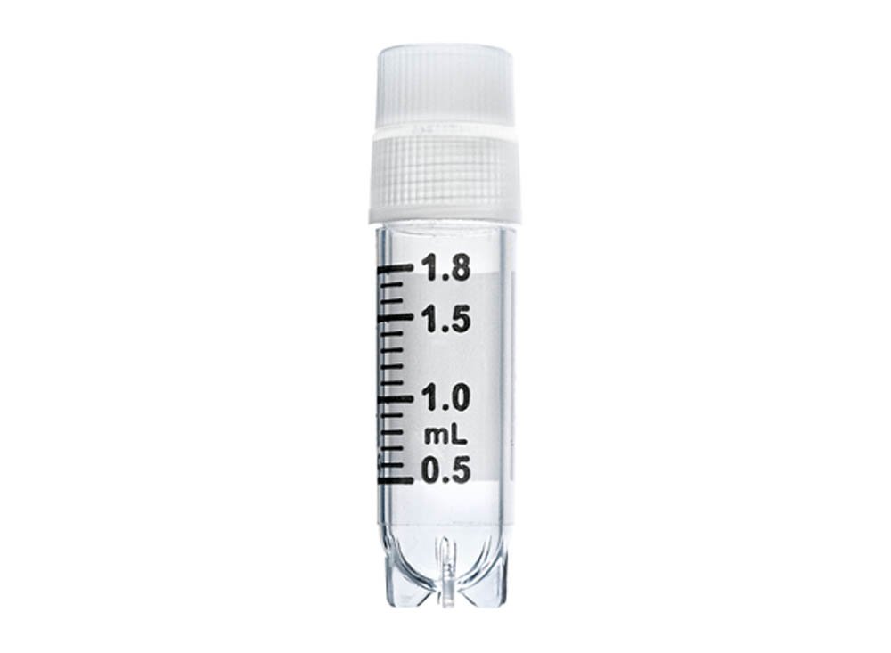 1.8 mL Cryo Tube, External Thread with O-Ring, Stargrip&trade; Base, Sterile